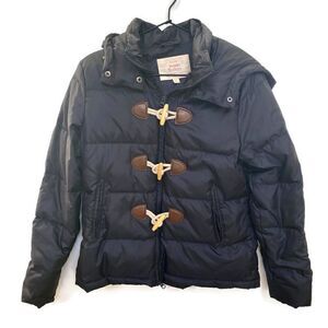 Brooks Brothers Down Puffer Coat Winter Jacket Navy Blue Coat 6